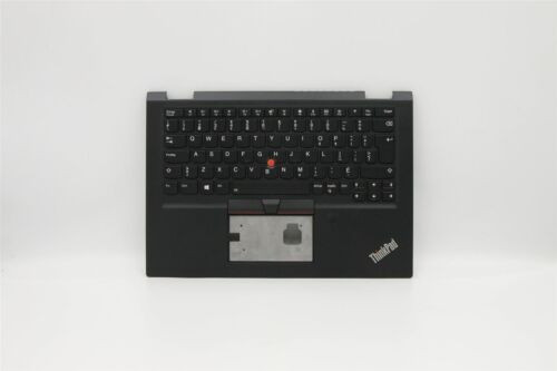 Lenovo Yoga X390 Palmrest Touchpad Cover Keyboard French Canadian Black 02Hl646