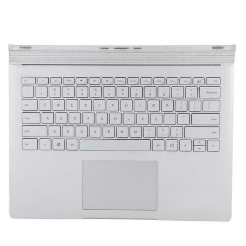 Laptop Notebook Replacement Keyboard Base Silver For Microsoft Surface Book 1704