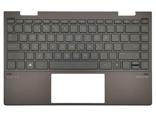 Genuine Hp Envy 13-Ay Palmrest Cover Keyboard Spainish Black Backlit L94518-071