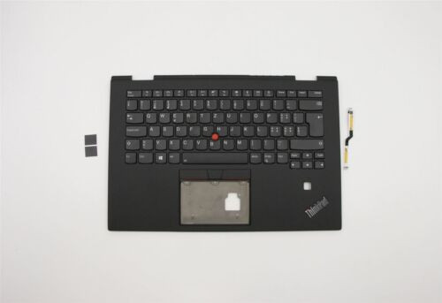 Lenovo Yoga X1 3Rd Gen Palmrest Touchpad Cover Keyboard Swiss Black 01Lx850