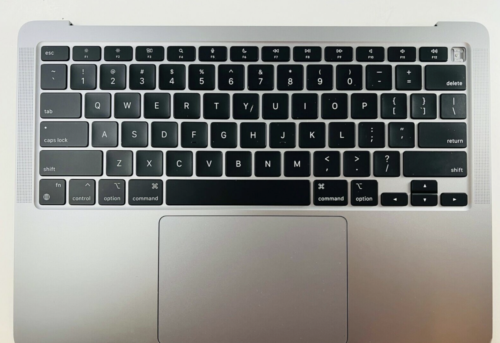 Apple Macbook Air 13 2020  M1 A2337 Topcase Battery Keyboard Touchpad Gray Oem