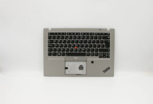 Lenovo Thinkpad T490S Palmrest Touchpad Cover Keyboard  Black Backlit 02Hm379