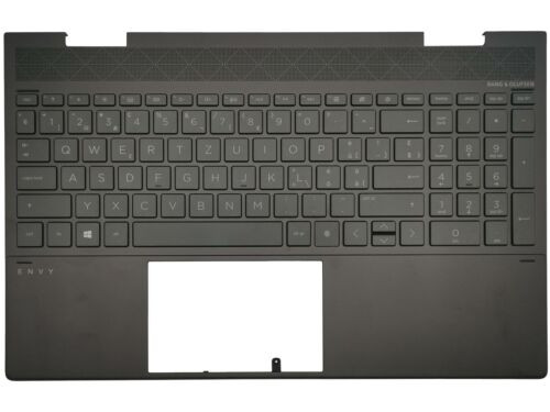 Genuine Hp Envy 15-Ee Palmrest Cover Keyboard Swiss Black L93119-Bg1