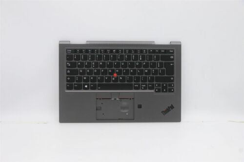 Lenovo Yoga X1 5Th Gen Palmrest Touchpad Cover Keyboard French Grey 5M10Z37089