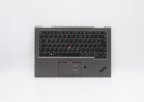 Lenovo Yoga X1 4Th Gen Palmrest Touchpad Cover Keyboard German Grey 5M10V24886