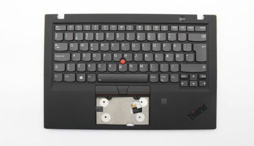Lenovo Thinkpad X1 Carbon 6Th Gen Palmrest Cover Keyboard Danish Black 01Yr608