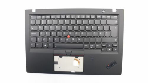 Lenovo Thinkpad X1 Carbon 6Th Gen Palmrest Cover Keyboard German Black 01Yr630