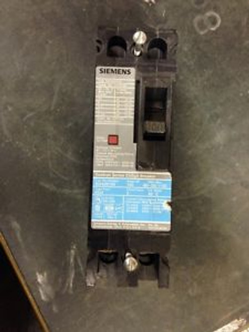 Used Siemens ED42B100 2 pole 100 amp 480 volt  Circuit Breaker