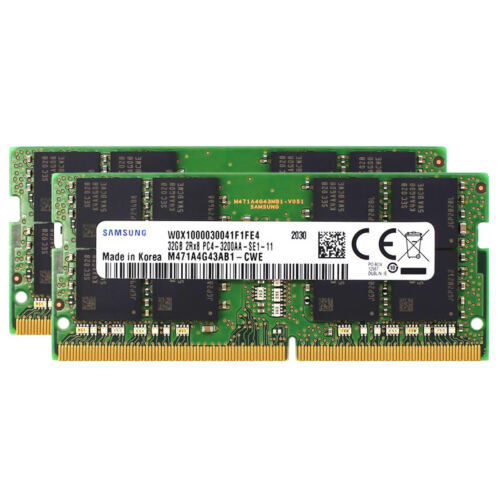 Samsung Kit Ddr4 64Gb (2X32Gb) 3200Mhz Pc4-25600 1.2V 2Rx8 Sodimm Laptop Memory