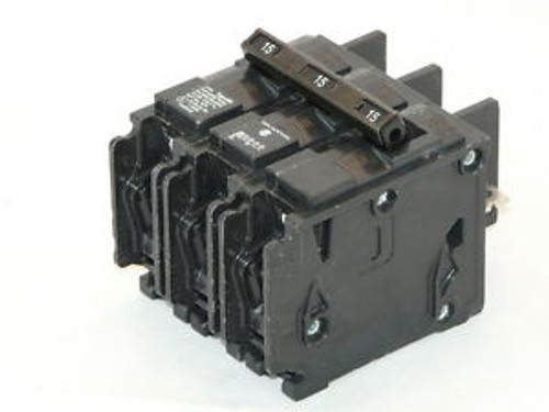 USED Siemens BQ 3p 15a BQ3B015 Bolt In Circuit Breaker