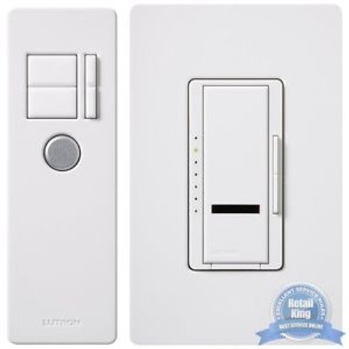 Lutron Mir-600Thw-Wh 600-Watt Maestro Ir Dimmer With Infrared Receiver White New