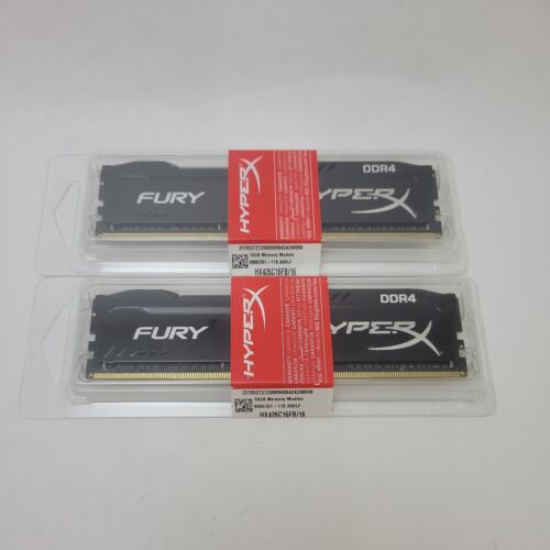 Kingston Hyperx Fury 32Gb Pc4-21300 2666Mhz Cl16 Ddr4 Dual Memory Kit (2 X 16Gb)