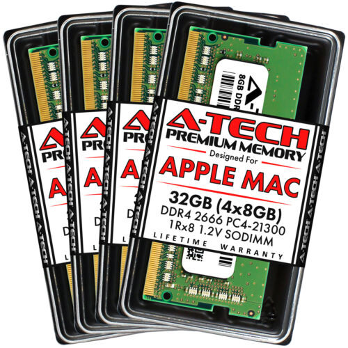 32Gb 4X 8Gb Ddr4 2666 Sodimm Mac Memory Ram For Apple Imac 2019 5K Retina A2115