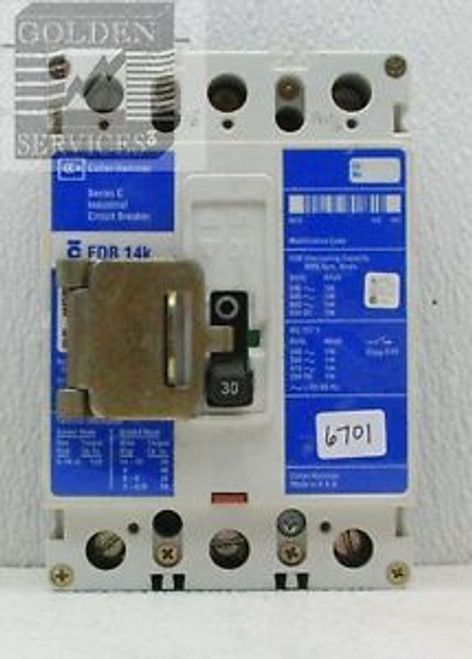 Cutler-Hammer FDB3030 Circuit Breaker 600V 30A 3P