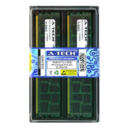 16Gb Kit 2 X 8Gb Hp Compaq Proliant Sl160S G6 Sl165S G7 Sl170S G6 Ram Memory