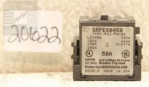 GE SRPE60A50 Rating Plug 50A