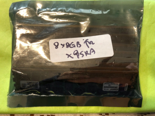 8X 8Gb (64Gb) Kingston Kvr1333D3D4R9S/8G Pc3-10600R 1333Mhz Registered Ecc Ram