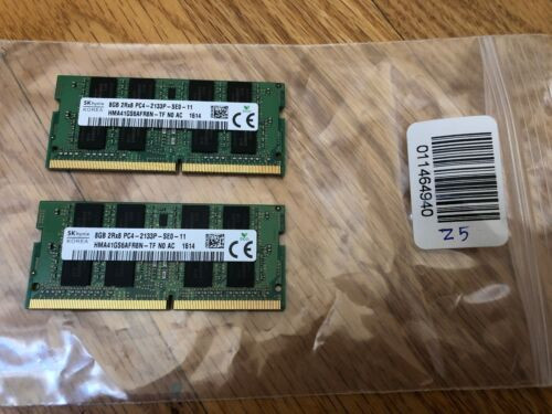 Sk Hynix Laptop Ram 16Gb (2X8Gb) 2Rx8 Pc4-2133P-Se0-11 Hma41Gs6Afr8N-Tf