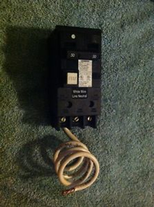 Siemens QF250 2 Pole 50 amp Ground Fault Circuit Breaker Excellent Comdition