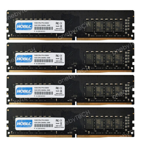 64Gb 4X16Gb 2Rx8 Pc4-21300 Ddr4 2666Mhz 288Pin 1.2V Non Ecc Udimm Desktop Memory