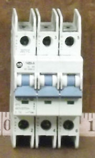 1 USED ALLEN BRADLEY 1489-A3C070 MINITURE 7 AMP 3 POLE CIRCUIT BREAKER