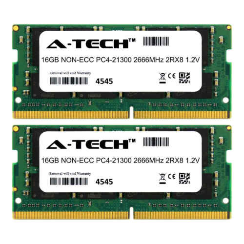 32Gb 2X16Gb Ddr4 Memory Ram For Dell Inspiron 7375 7460 7467 7560 7566 7567 7570