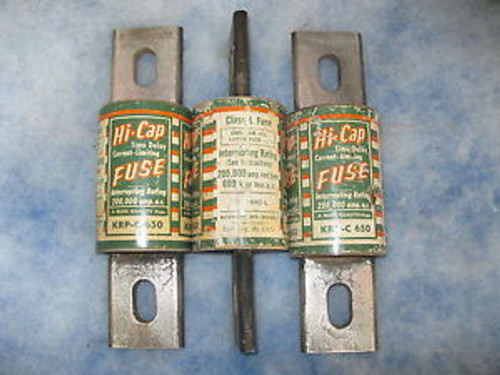 BUSS Hi-Cap Fuse M KRP-C 650 (discount when you  buy 3) 150.00 for 3