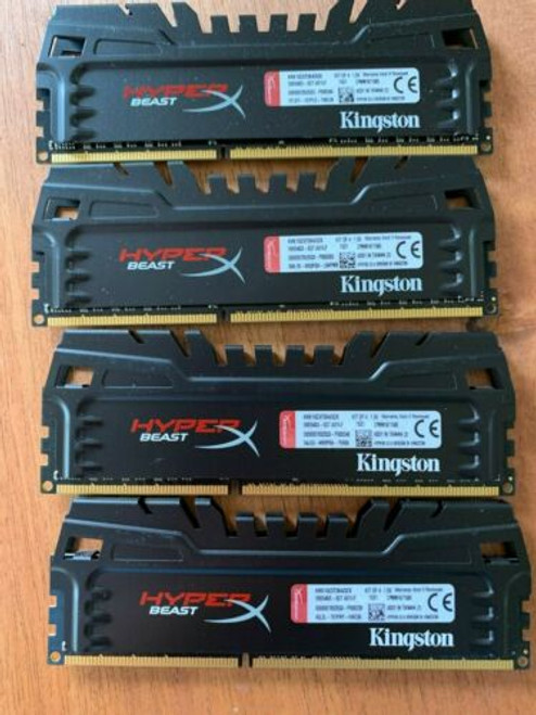 ?  Kingston Hyperx Beast Khx16C9T3K4/32X 4X8Gb Pc3-12800 Ddr3-1600Mhz 32Mb Total