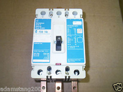 CUTLER HAMMER FDB FDB3015L 3 POLE 15 AMP 600V BREAKER