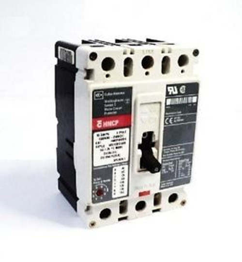 CUTLER-HAMMER HMCP015E0 CIRCUIT BREAKER 15AMP 3-POLES 600VAC 250VDC -surplus