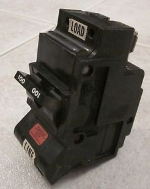 Federal Pacific 2 Pole 100 Amp Main Breaker 120 / 240 ~TESTED & EXCELLENT COND~