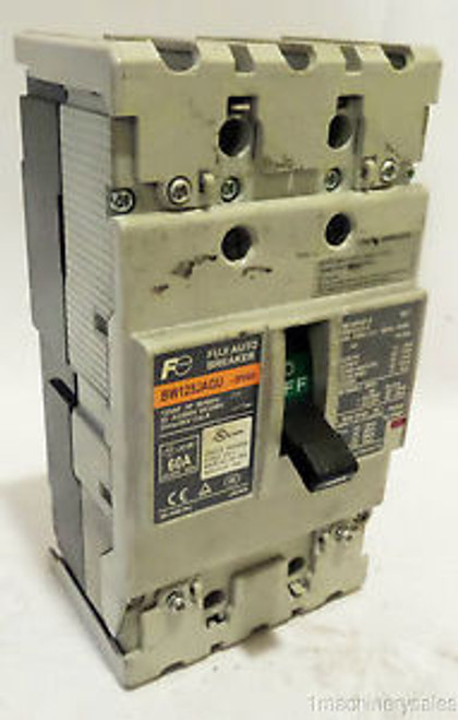 FUJI ELECTRIC AUTO CIRCUIT BREAKER BW125JAGU 60 AMP