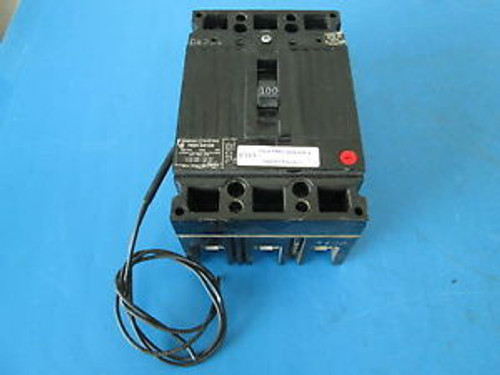 General Electric TED134100 3-Pole 100A Circuit Breaker