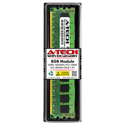 Micron Mt18Jdf1G72Pdz-1G6E1Hf A-Tech Equivalent 8Gb Ddr3 1600 Server Memory Ram