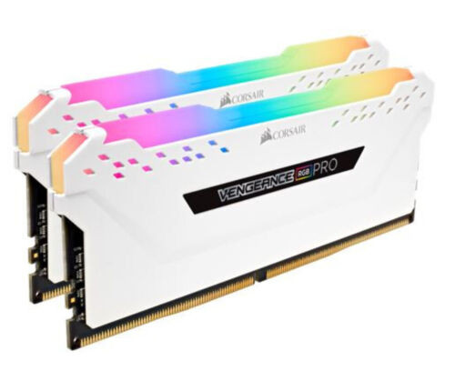 Corsair Vengeance Rgb Pro 16Gb (2X8Gb) Ddr4 3200Mhz C16 Desktop Gaming Memory Wh