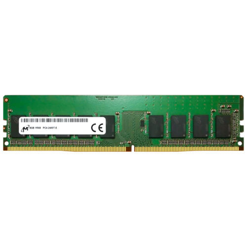 Micron 8Gb 1Rx8 Pc4-2400T Ecc Udimm Ddr4-19200 Ecc Unbuffered Server Memory Ram