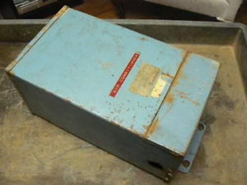 Jefferson 211-117 Single Phase Transformer 5 KVA 600V x 120/240V