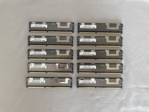 80Gb (10 X 8Gb) Hynix 2Rx4-Pc3-10600R-1333 Mhz Reg Ecc Ram Hmt31Gr7Bfr4C-H9 D7