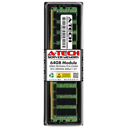 64Gb 4Rx4 Pc4-23400 Lrdimm (Cisco Hx-Ml-X64G4Rt-H Equivalent) Server Memory Ram