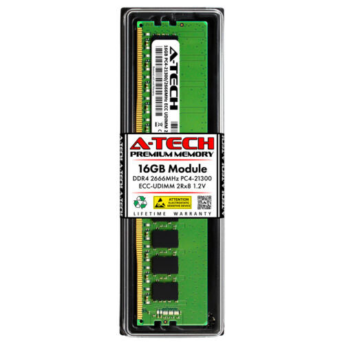 16Gb Pc4-21300 Ecc Udimm Memory Ram For Dell Poweredge T30 (Aa335286 Equivalent)