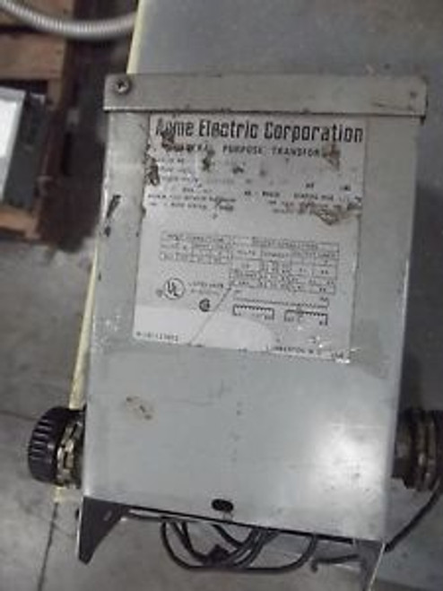 ACME 1.0KVA Transformer T-2-53110  Single Phase HV600-LV 120/240