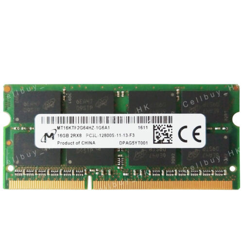 16Gb Ddr3L-1600Mhz 1.35V Laptop Memory For Hp Spectre 13-4005Dx 5Th Gen Intel I7