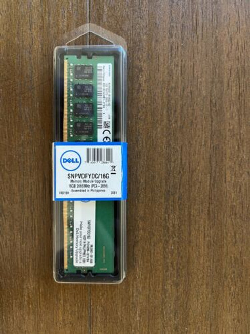 Dell Snpvdfydc/16G - 16Gb Memory Ram Upgrade - 2Rx8 Ddr4 Udimm 2666Mhz Ecc