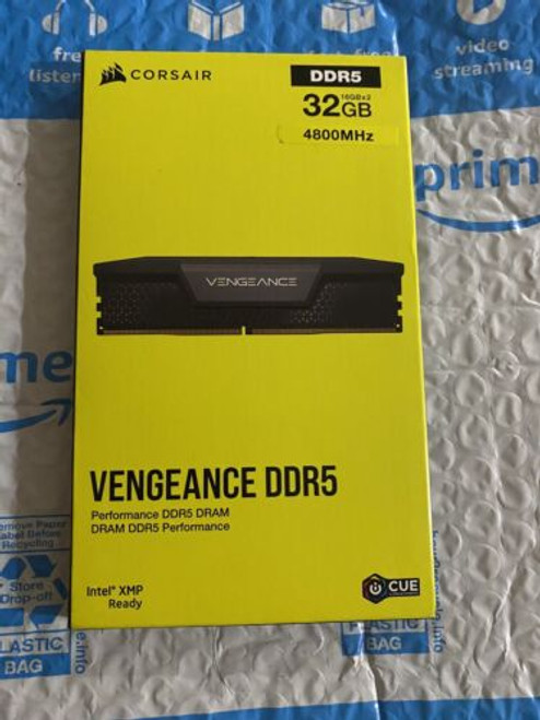 Corsair Vengeance Ddr5 32Gb (2X16Gb) Ddr5 4800Mhz C40 1.1V In Hand