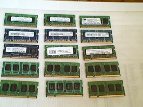 Mixed 15 Pieces Of 512 Mb Pc2-5300 Memory  Corsair More