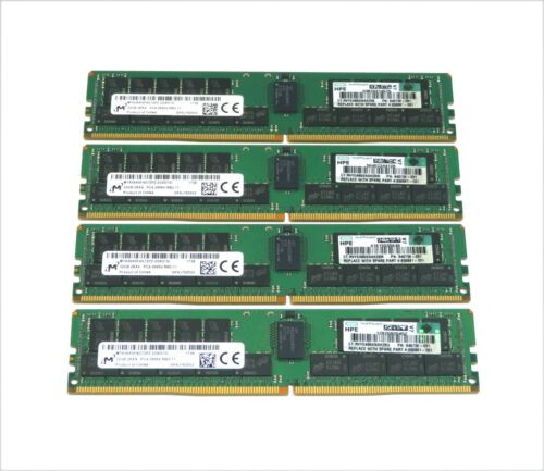 Hp Micron 128Gb 4X32Gb Ddr4-2666V "Ecc Reg" Pc4-21300 Server Memory840758-091
