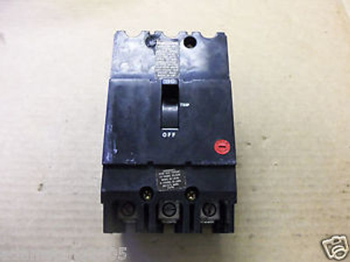 GENERAL ELECTRIC  TEY 3 pole 30 amp 480/277v 240v TEY330 Circuit Breaker CHIPPED