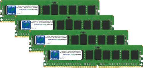 64Gb 4X16Gb Ddr4 2666Mhz Pc4-21300 Ecc Registered Mac Pro (2019) Memory Ram Kit