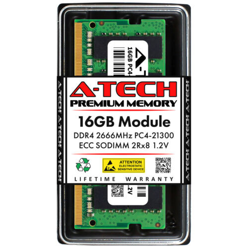 16Gb Pc4-21300 Ecc Sodimm (Samsung M474A2K43Db1-Ctd Equivalent) Memory Ram