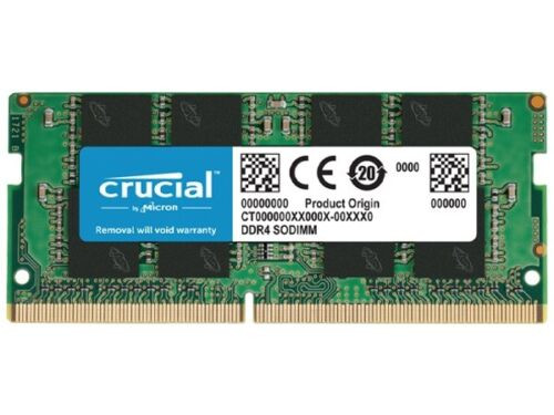 Crucial 32Gb Ddr4 2666Mhz So-Dimm Ram Pc4-21300 Notebook Laptop Memory Single